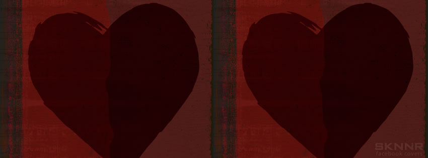 Painted Hearts Facebook Cover