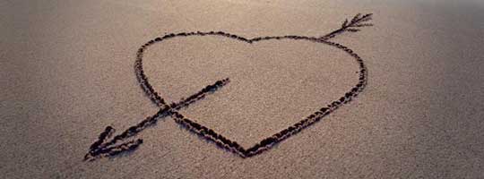 Heart In The Sand Facebook Cover