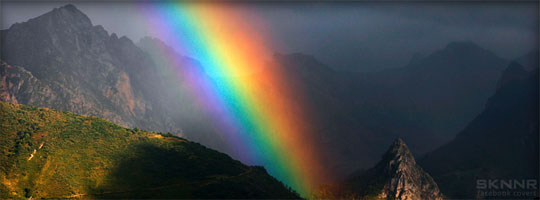 Mountain Rainbow Facebook Cover